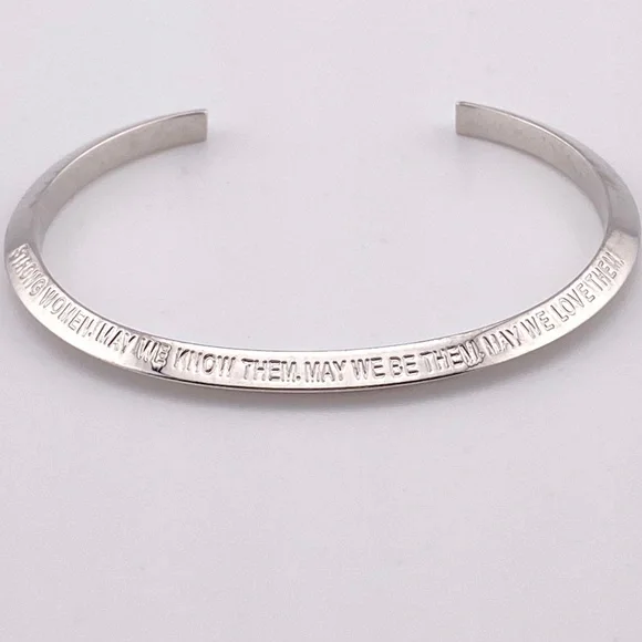 5/$20 Stella Valle Strong Women May We Know Them Silver Bracelet - Picture 8 of 12